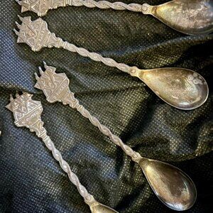3-Pagen Silver Spoons [6 total] - Vintage + Rare 1940’s